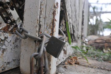 Ferrugem tomou conta da casa