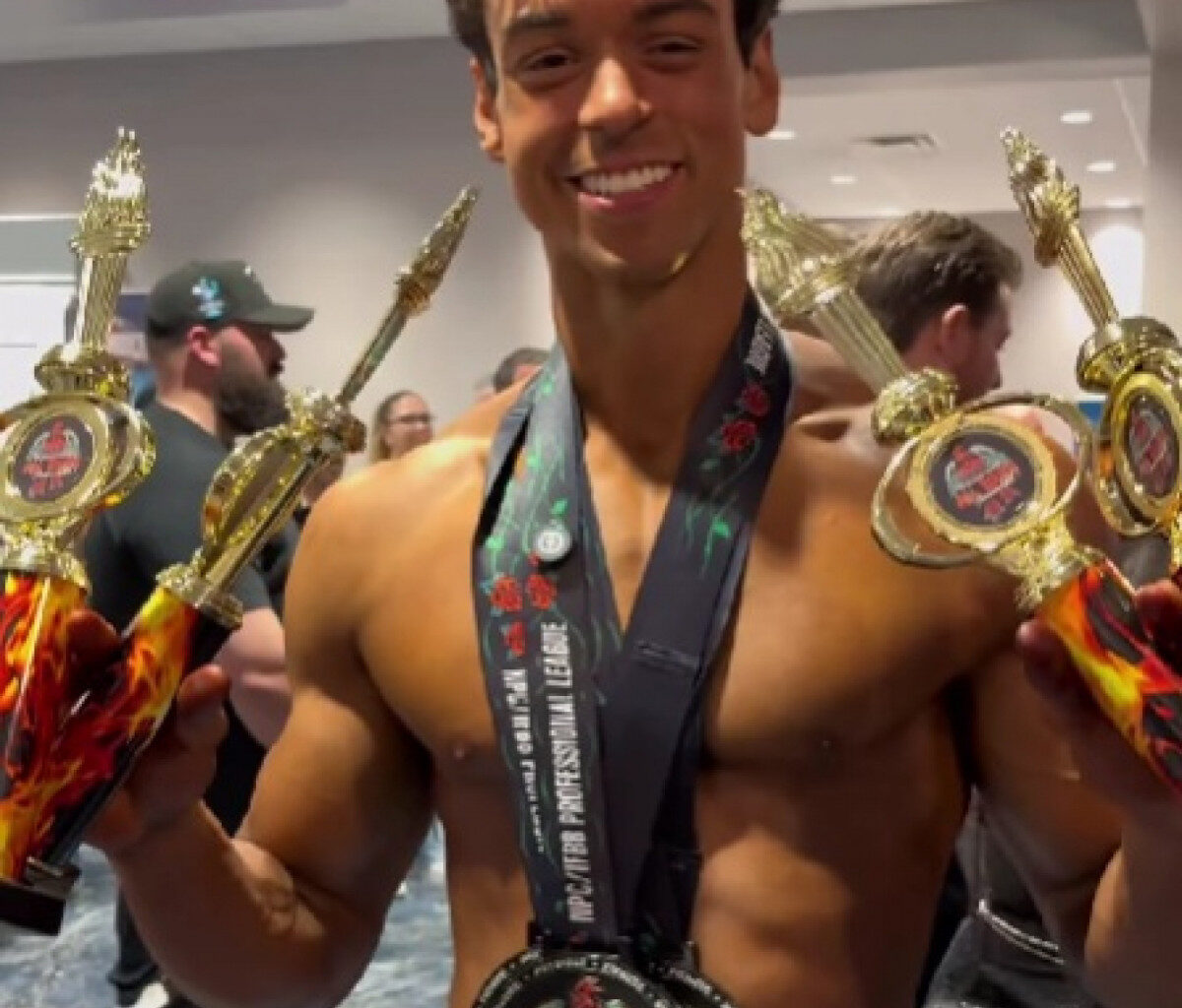 Filho de Carla Perez e Xanddy estreia como fisiculturista nos Estados Unidos | Celebridades