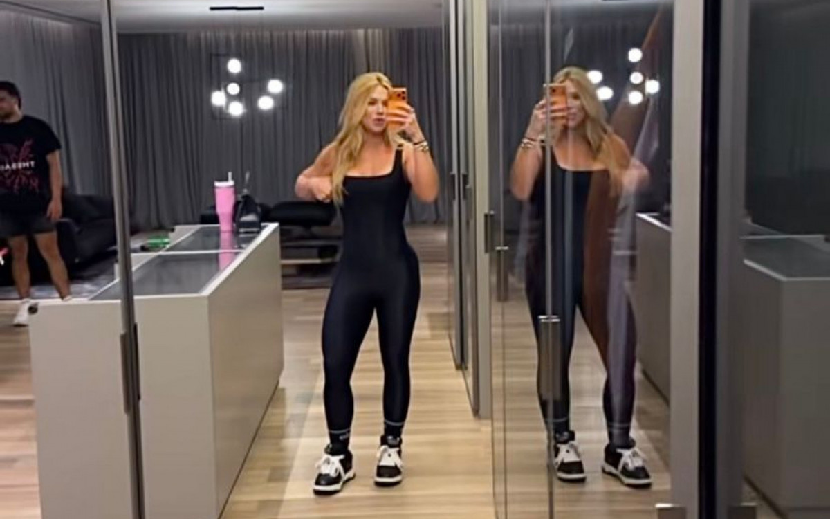 Virginia desembarca no Rio e ganha churrasco da mãe de Vini Jr. | Celebridades