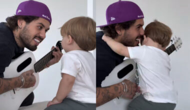 Filho de Zé Felipe encanta internautas ao ouvir o pai cantar | Celebridades