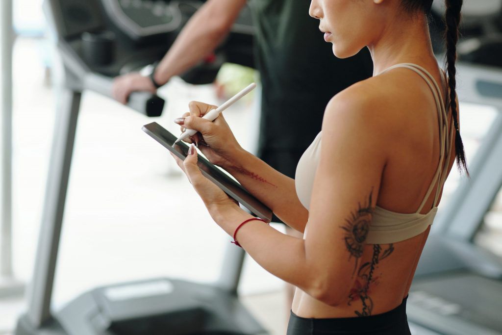 Treinos com aplicativo IA 