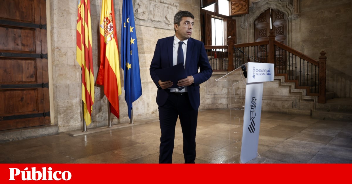 Presidente da Comunidade Valenciana apresenta demissão um ano depois das cheias | Espanha