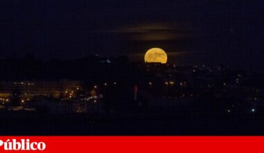 Penúltima super-Lua do ano ilumina o céu nesta noite | Astronomia