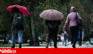 Sete distritos do continente sob aviso amarelo por causa da chuva | Meteorologia