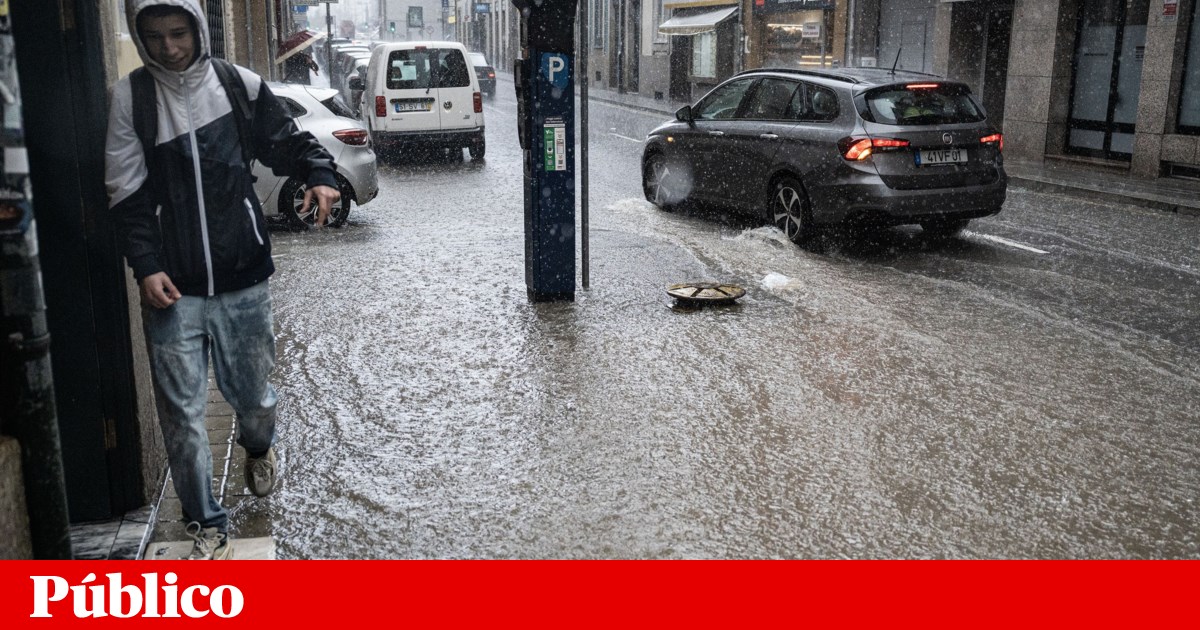 Mau tempo: chuva forte continua, com quase 2500 ocorrências e 32 pessoas deslocadas | Meteorologia