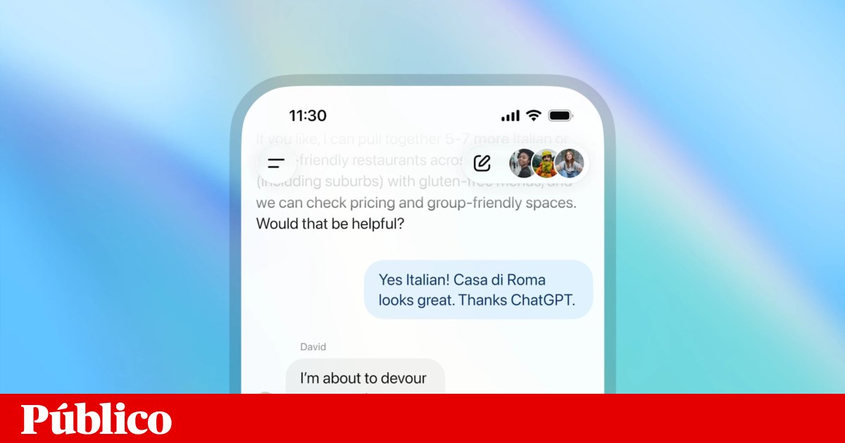 ChatGPT vai permitir conversas em grupo | Inteligência artificial