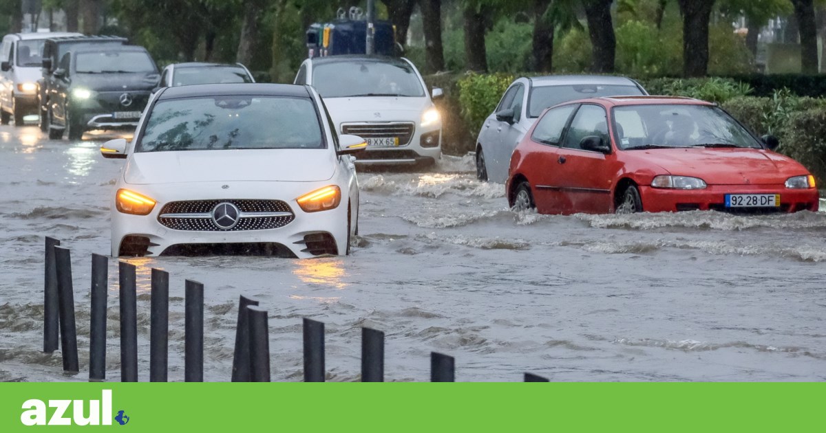 Mau tempo: sete distritos sob aviso amarelo devido a chuva forte e trovoada | Meteorologia