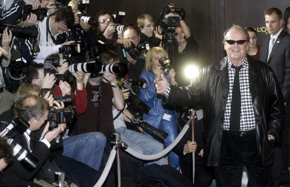 Jack Nicholson: 'Até hoje nunca pedi emprestado nem cinco centavos a ninguém e nunca acreditei que não pudesse cuidar de mim mesmo' — Foto: Michael Kappeler / AFP