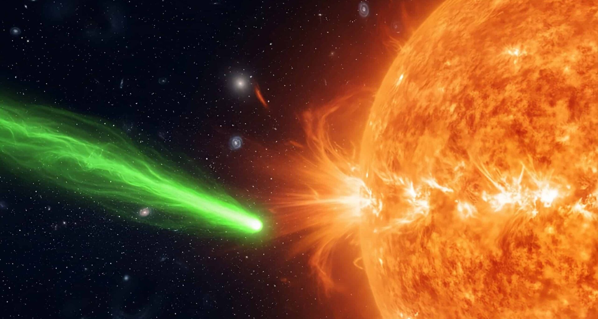 Cometa 3I/ATLAS visível no céu e chuva de meteoros