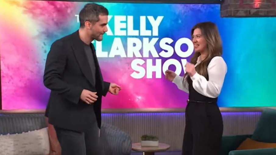 Wagner Moura e Kelly Clarkson