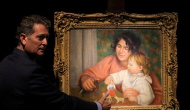 Obra desconhecida de Renoir leiloada em Paris por 1,8 milhões de euros