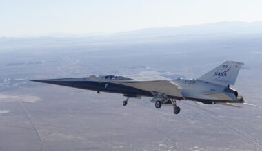 Reveja o voo inaugural do avião supersónico silencioso desenvolvido pela NASA e Lockheed Martin