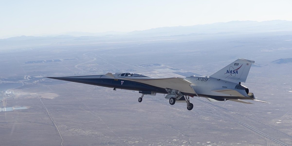 Reveja o voo inaugural do avião supersónico silencioso desenvolvido pela NASA e Lockheed Martin