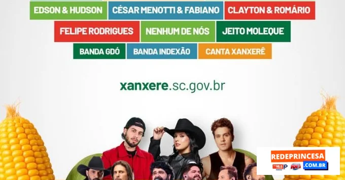 Confira a programação da ExpoFemi 2026 - Rede Princesa Xanxerê