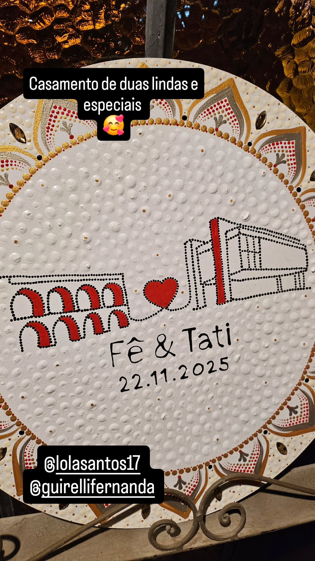 Tatiana Santos, irmã de Thais Fersoza, se casa com Fernanda Guirelli — Foto: Reprodução/Instagram @deboragomez