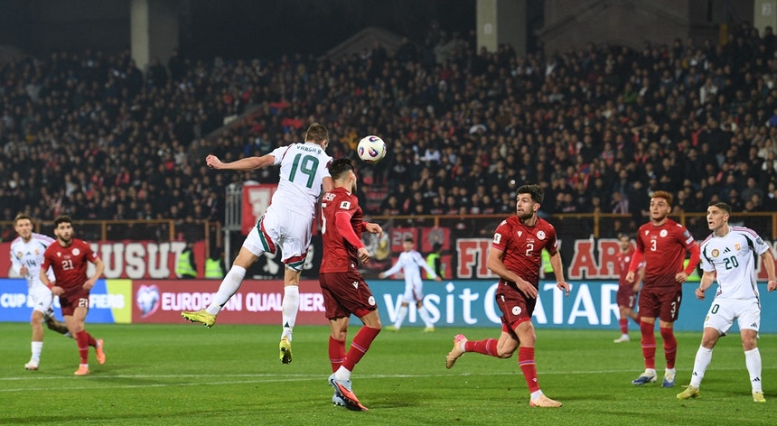 Hungria vence Arménia e mantém segundo lugar no grupo de Portugal