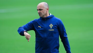 Portugal-Arménia. Roberto Martínez revela onze de Portugal para jogo decisivo