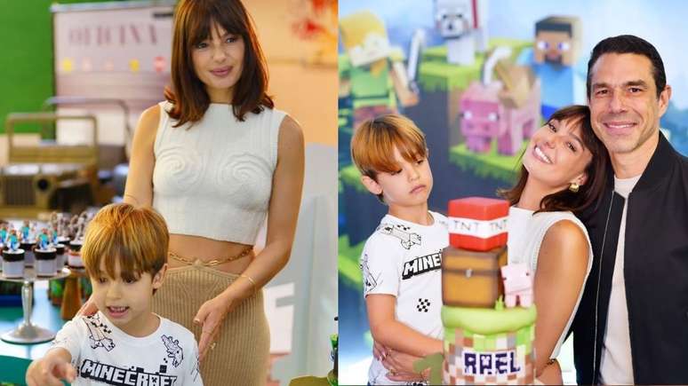 Isis Valverde arma festa luxuosa para os 7 anos do filho e reúne elenco de famosos no evento