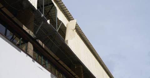 Uma noite tenebrosa por causa da tempestade Cláudia