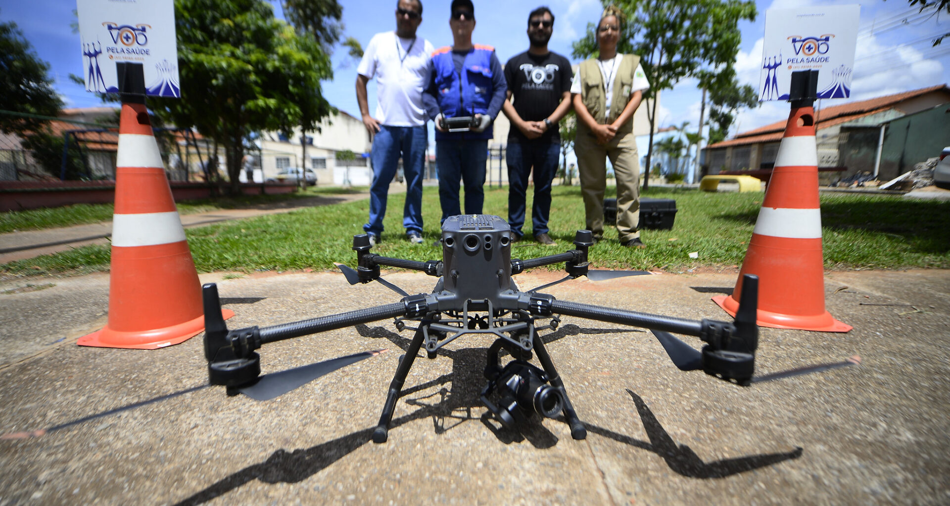 Drones reforçam combate ao mosquito da dengue no DF