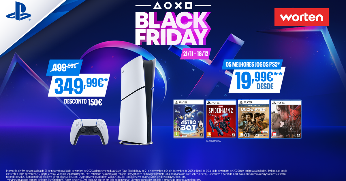 Black Friday 2025: Grandes descontos nos melhores jogos PS5
