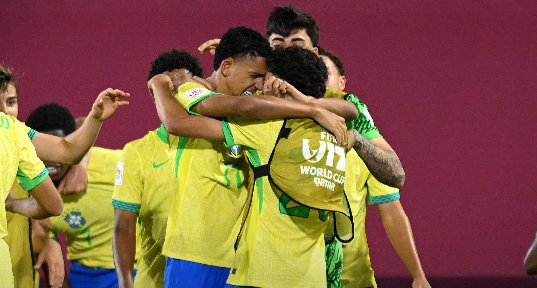 Brasil bate Marrocos e enfrenta Portugal nas meias finais do Mundial Sub-17