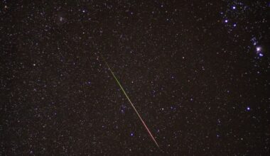 Chuva de meteoros será visível na madrugada desta segunda-feira