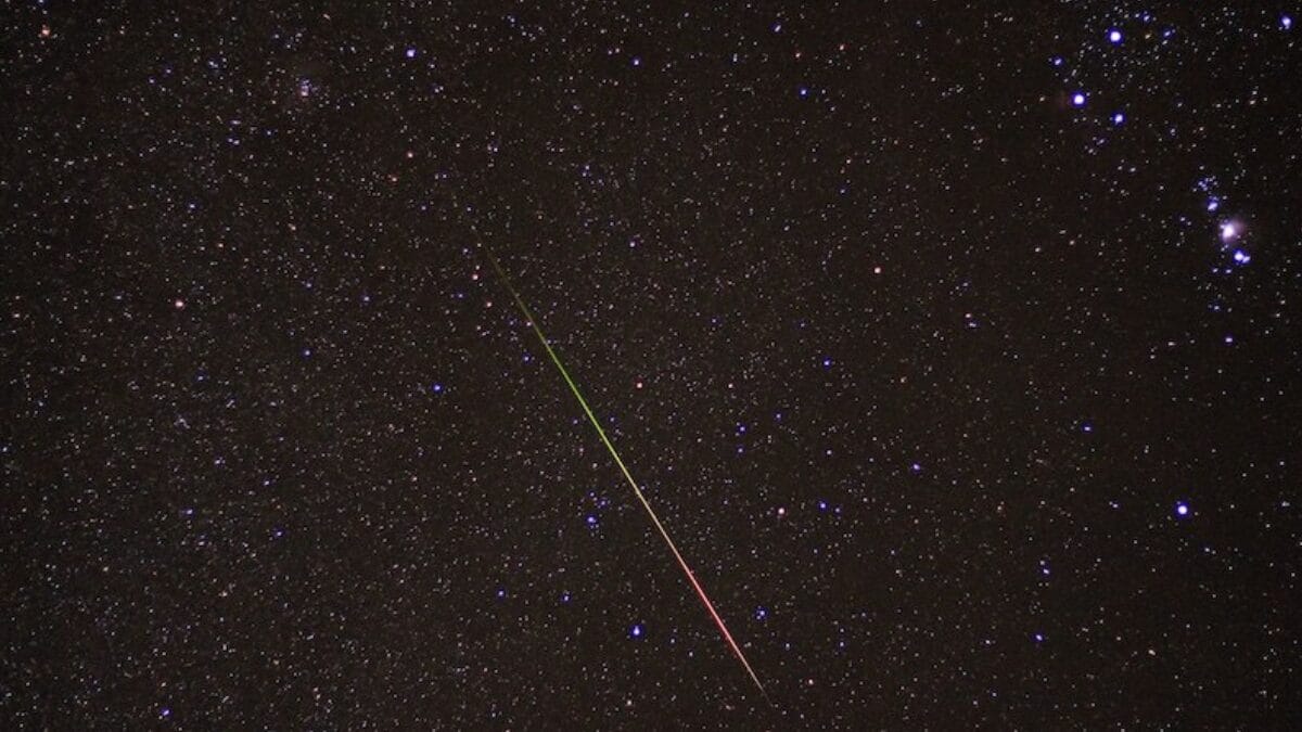 Chuva de meteoros Orionídeas