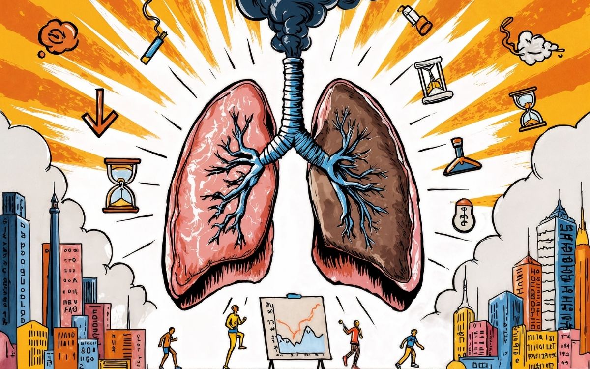 Cigarro é a principal causa da Doença Pulmonar Obstrutiva Crônica (DPOC) Cigarro é a principal causa da Doença Pulmonar Obstrutiva Crônica (DPOC)