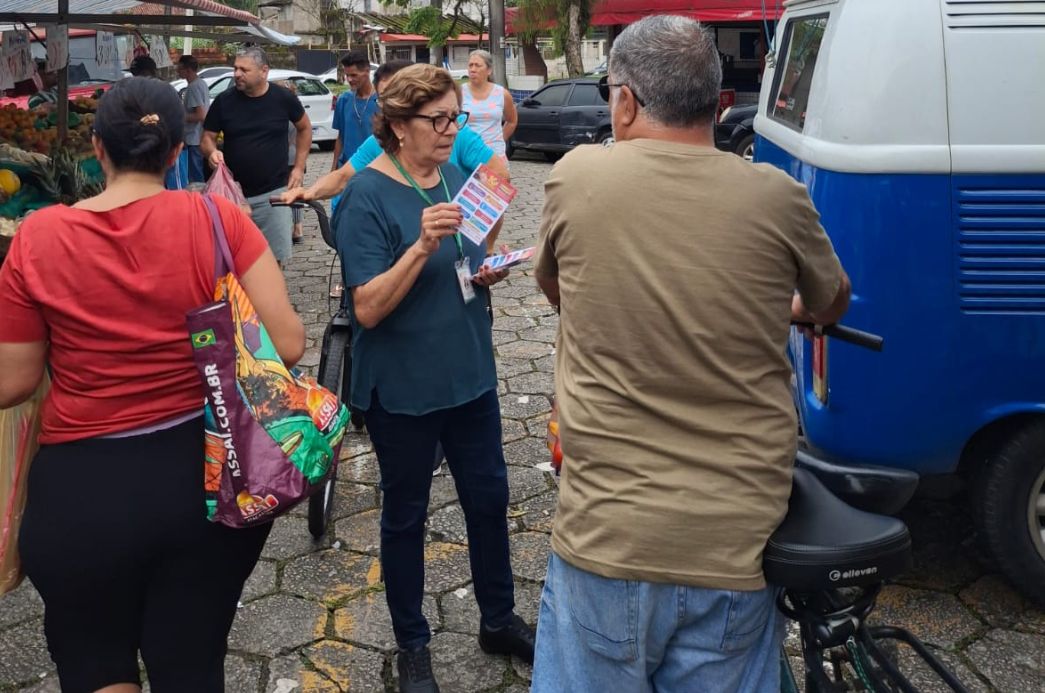 Agentes de endemias percorrem o Jardim 31 de Março – Prefeitura de Cubatão