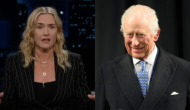 Kate Winslet revela gafe hilária durante primeiro encontro com o rei Charles III: 'Mamilos!'; assista