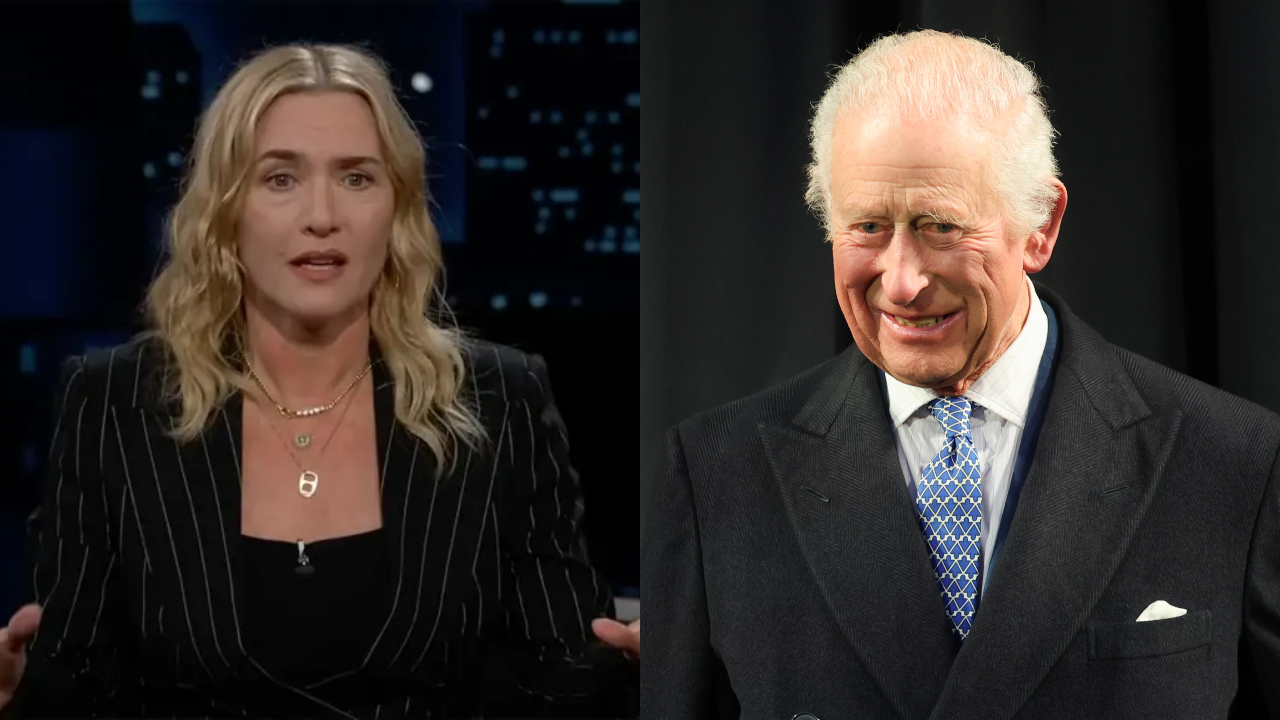 Kate Winslet revela gafe hilária durante primeiro encontro com o rei Charles III: 'Mamilos!'; assista