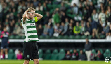 Expulsão de Morten Hjulmand revertida e Sporting x Club Brugge continua a ser jogado 11 x 11