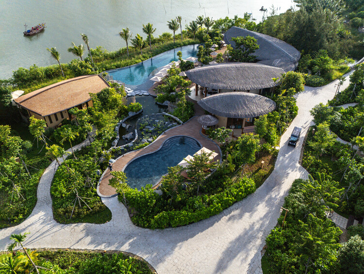 Resort Namia River / LJ-Group Landscape Architecture + T3 ARCHITECTS - Fotografia de Exterior, Vista Aérea