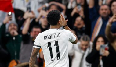 Rodrygo perto de atingir marca negra na história do Real Madrid