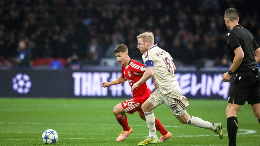 Samuel Dahl Davy Klaassen Benfica Ajax