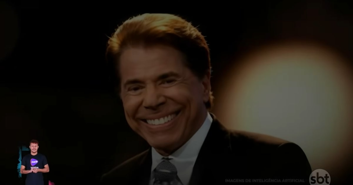 SBT usa IA para ‘recriar’ Silvio Santos e Hebe Camargo no ‘Teleton’; veja vídeo