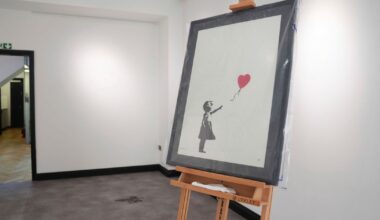 Homem é condenado por roubar pintura "Menina com Balão", de Banksy