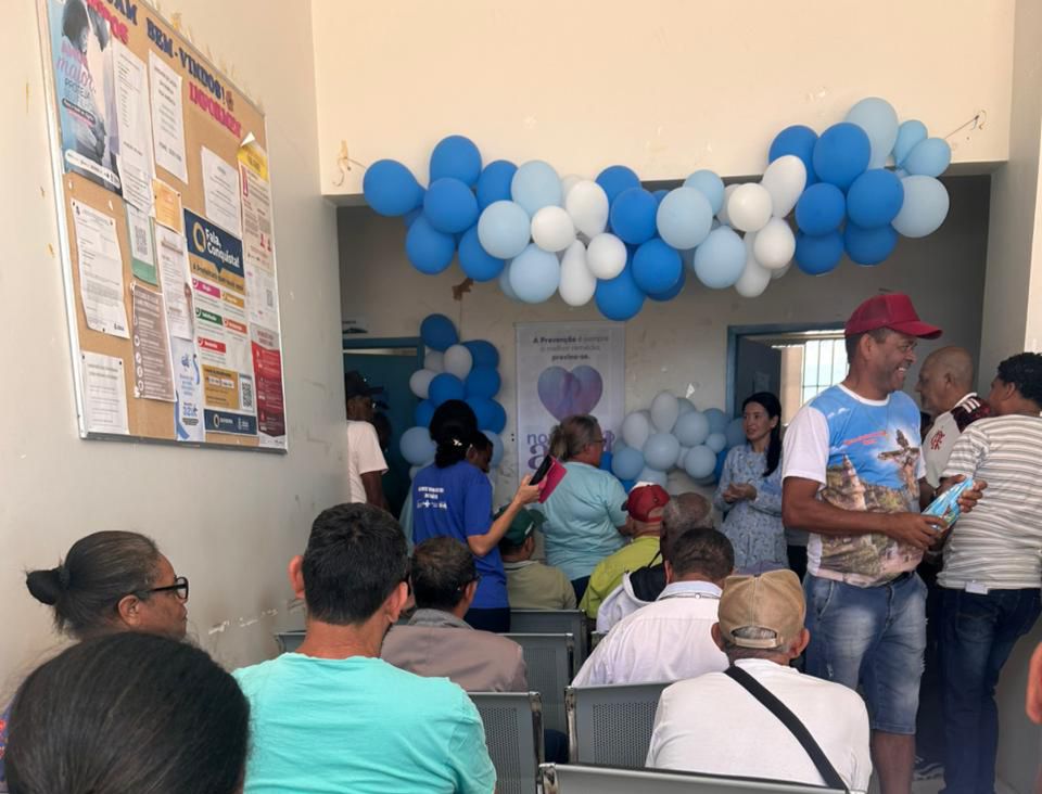 Moradores do Vila América participam do Dia D de prevenção do câncer de próstata e diabetes