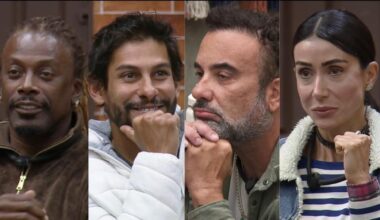 parcial atualizada agora aponta dois participantes em risco. Veja porcentagens