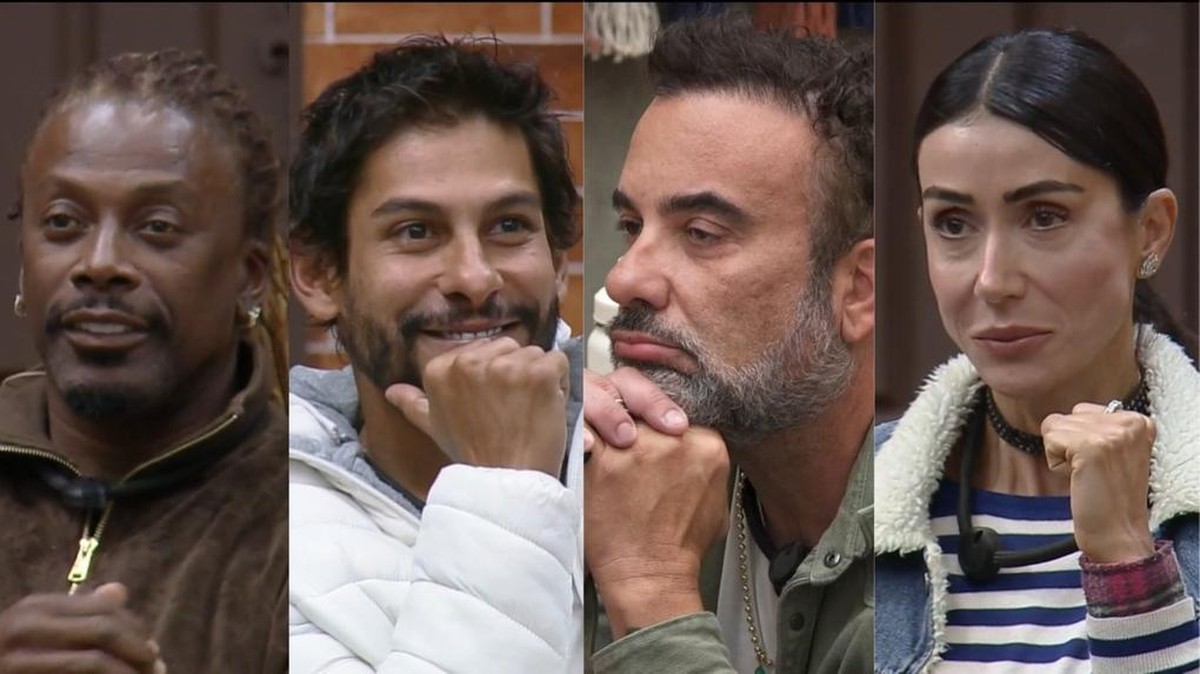 parcial atualizada agora aponta dois participantes em risco. Veja porcentagens