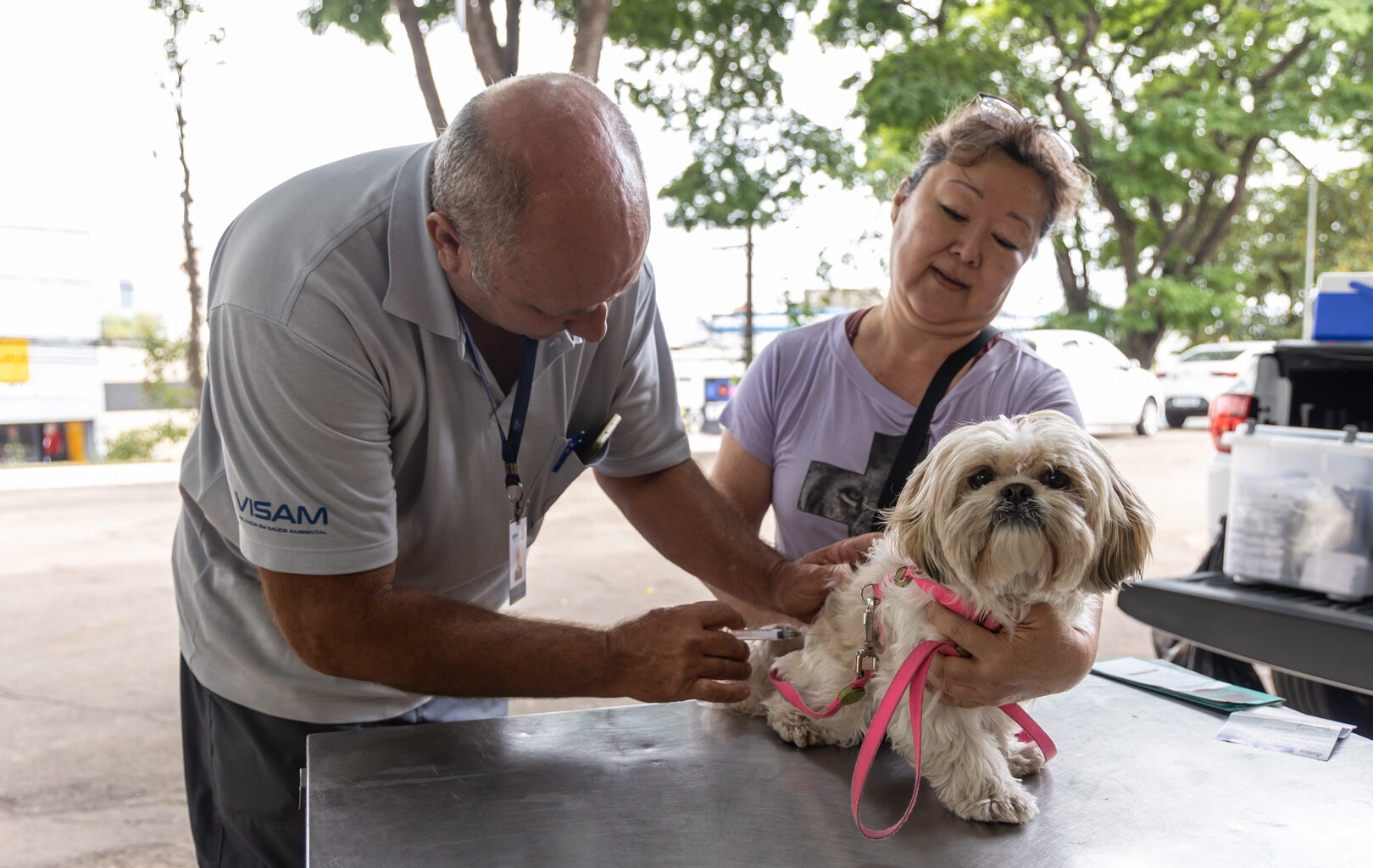 Ação contra a raiva: VISAM inicia nesta terça (25) vacinação casa a casa na Vila Arens