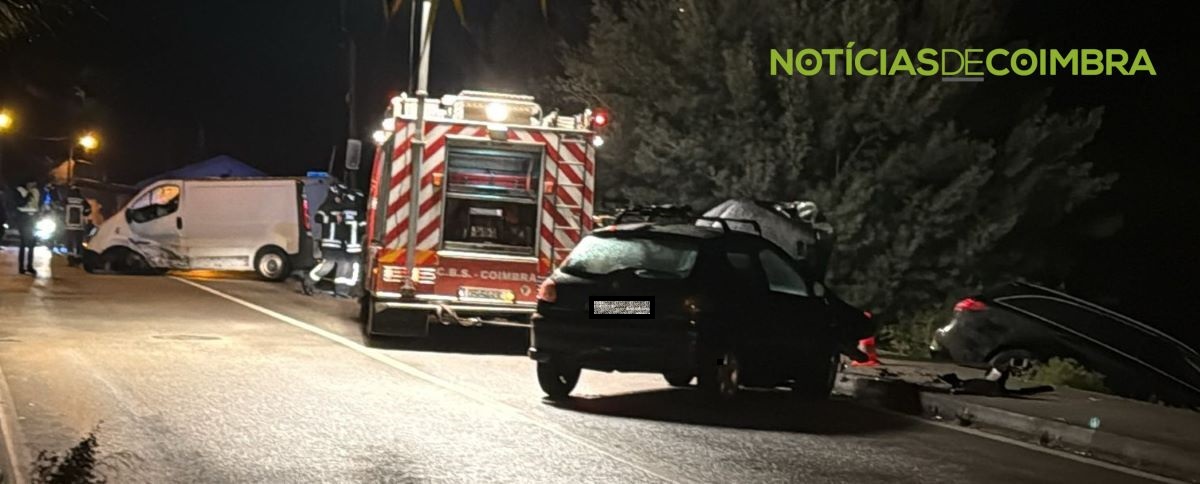 Pai e filha menor feridos numa colisão frontal em Coimbra – Notícias de Coimbra