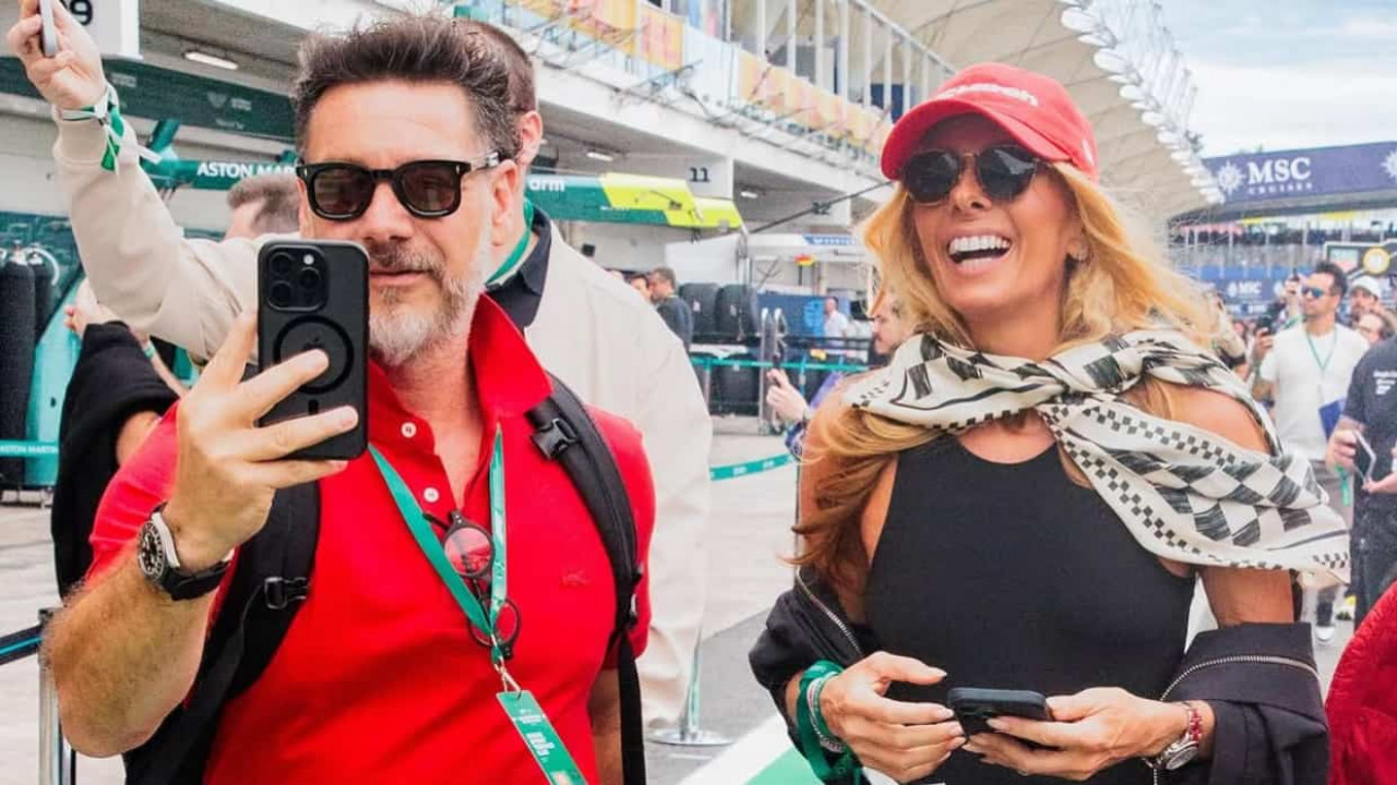 Adriane Galisteu revela se marido sente ciúme de homenagens a Ayrton Senna