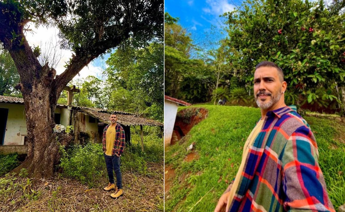 André Marques fala da reforma do sítio da família para homenagear o pai, que morreu em maio: 'Estava abandonado'