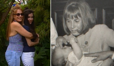 Em entrevista, Deborah Evelyn fala da relação com a tia e madrinha Renata Sorrah e resgata foto de seu batizado: ‘Me abriu portas’