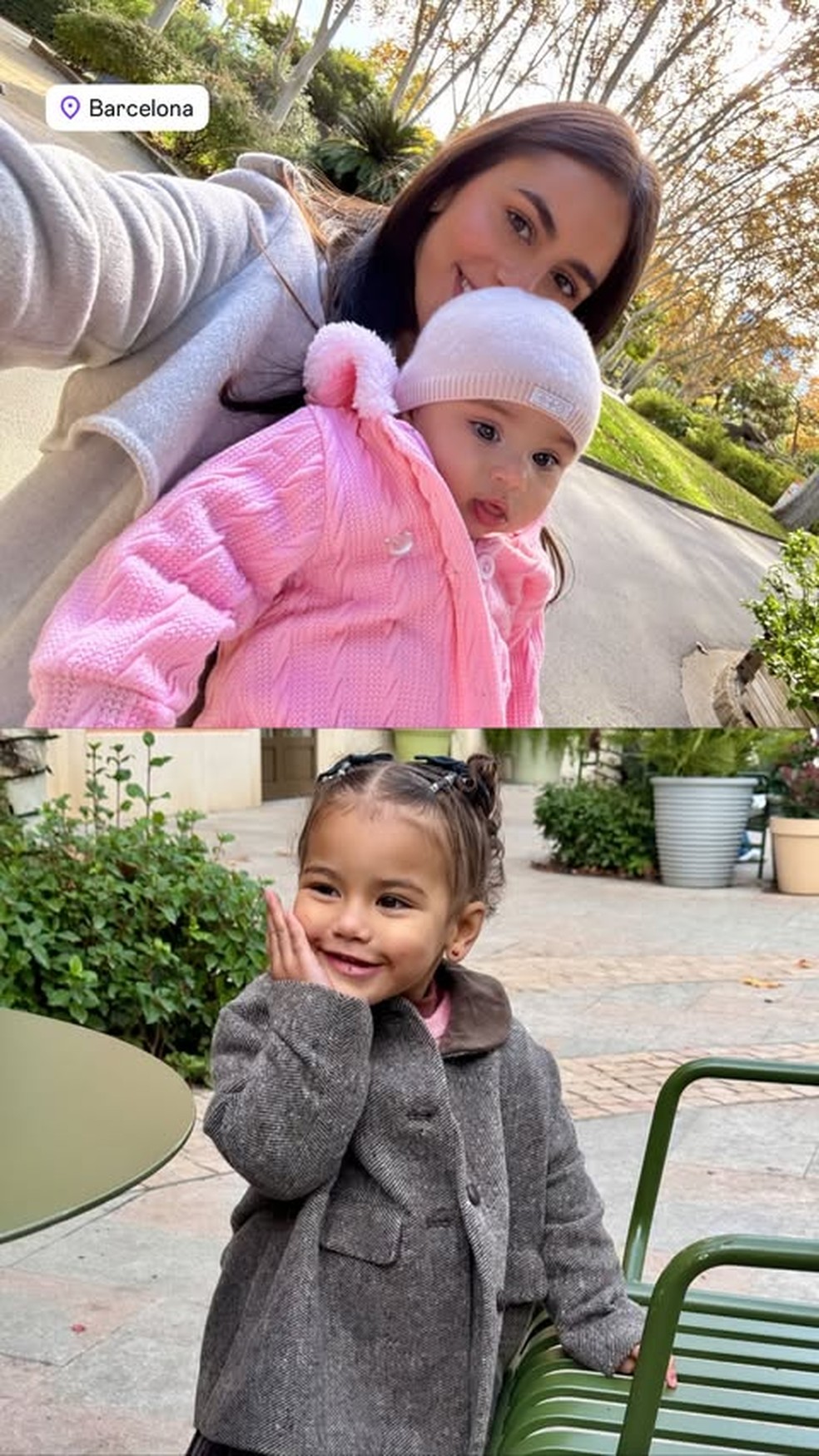 Bianca Biancardi com as sobrinhas — Foto: Reprodução/Instagram