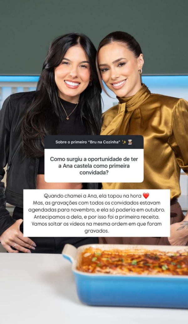 Bruna Biancardi esclarece escolha de Ana Castela para estreia do programa - Foto: Instagram