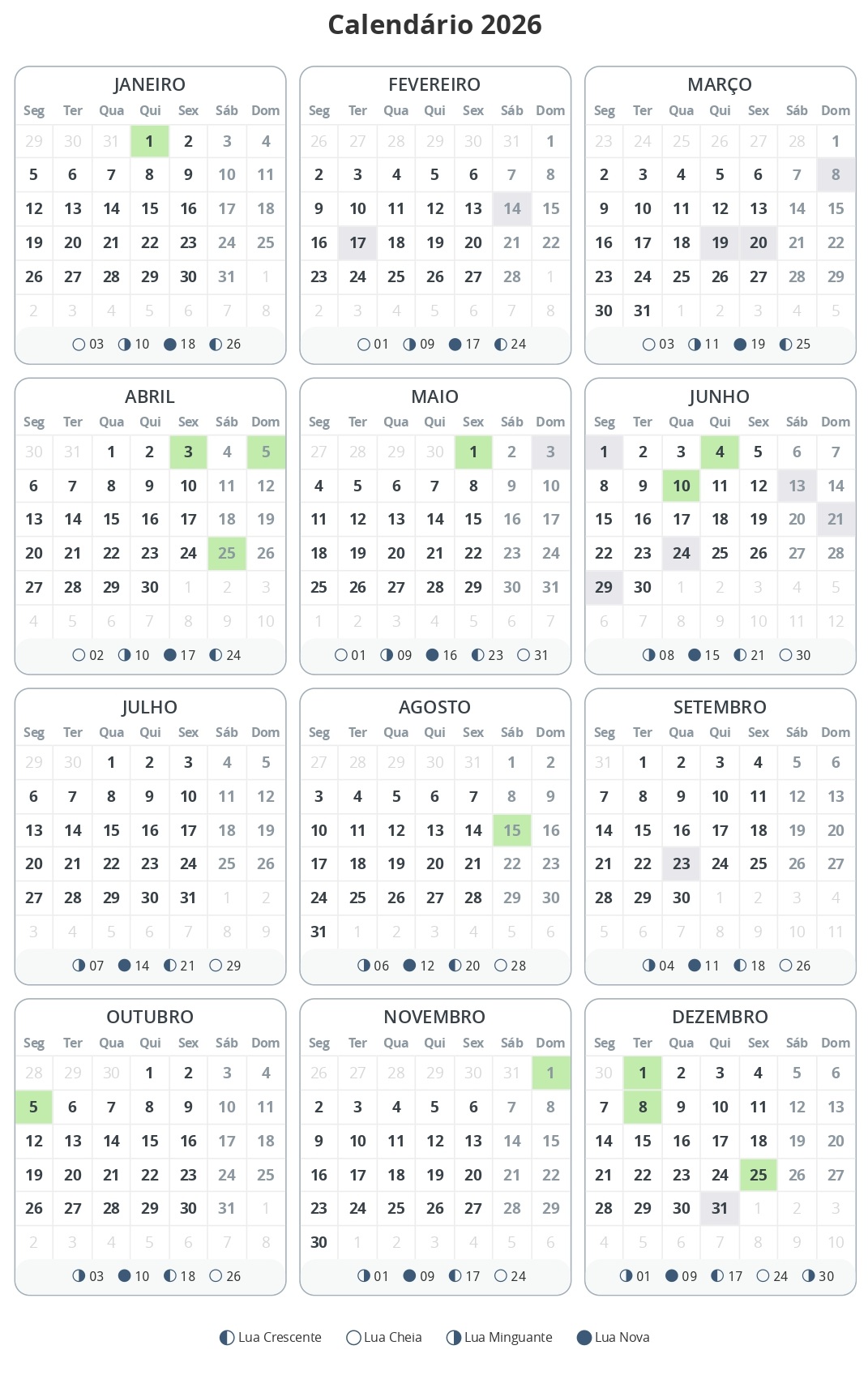 Vem aí um ano com quatro fins de semana prolongados. Eis os feriados e pontes para 2026