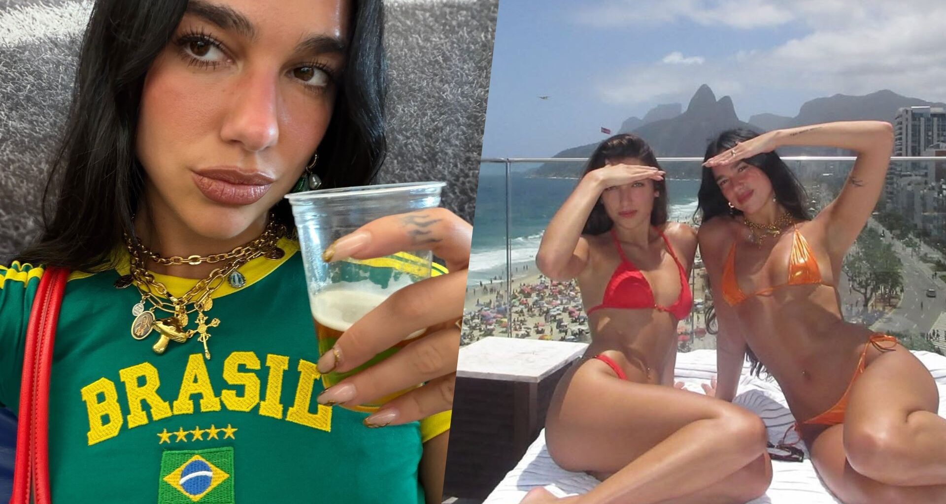 Dua Lipa posta dump do Rio e se declara: 'No meu coração' - Gshow